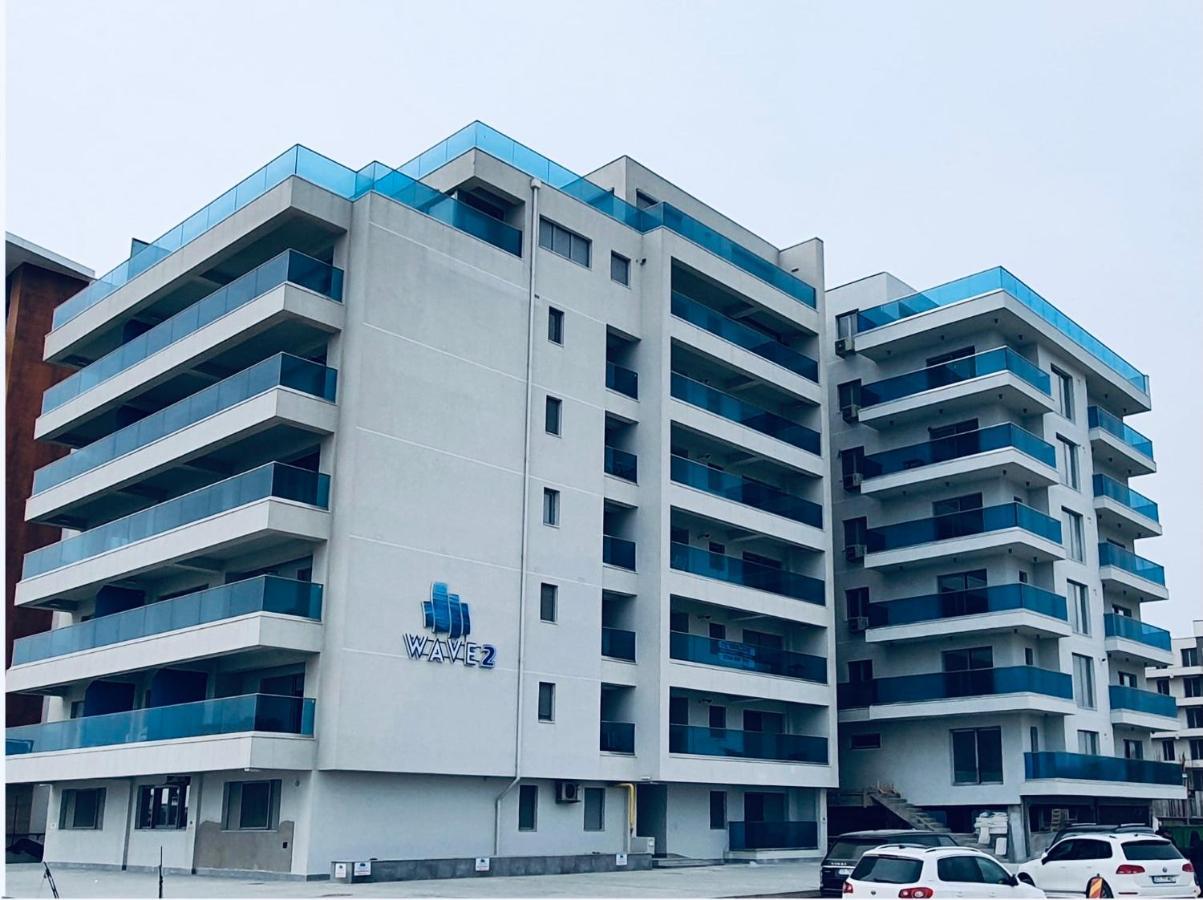 Wave 2 Mamaia Prima Linie Vedere La Mare 120Mp Năvodari Eksteriør billede